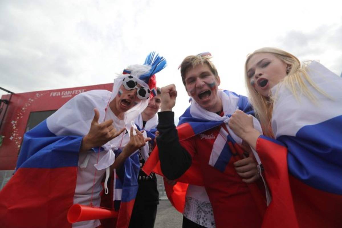 ¡AMBIENTAZO! Así se vive la previa de la inauguración del Mundial de Rusia