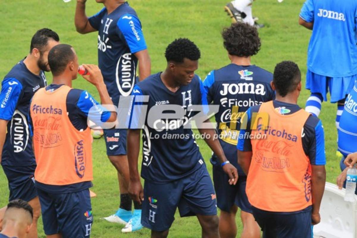 Las imágenes que dejó el primer entreno de Honduras de cara a la Copa Oro