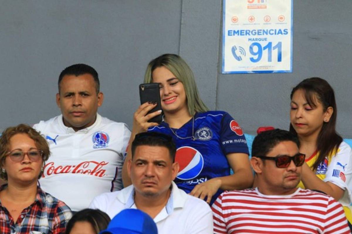 ¡Las bellezas que llegaron a ver el clásico Olimpia-Motagua!