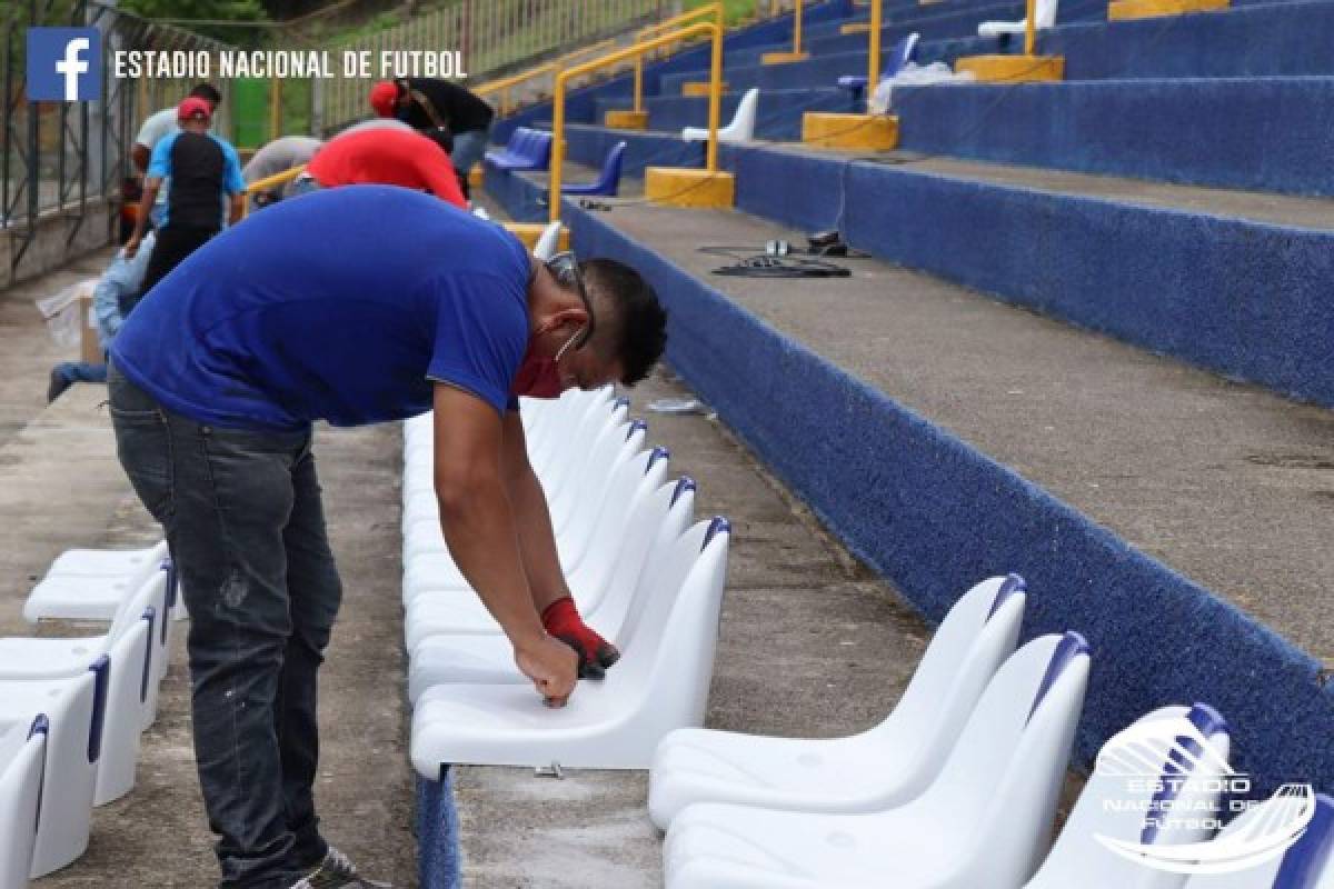 Nicaragua comienza a modernizar su estadio Nacional en Managua y le instala butacas