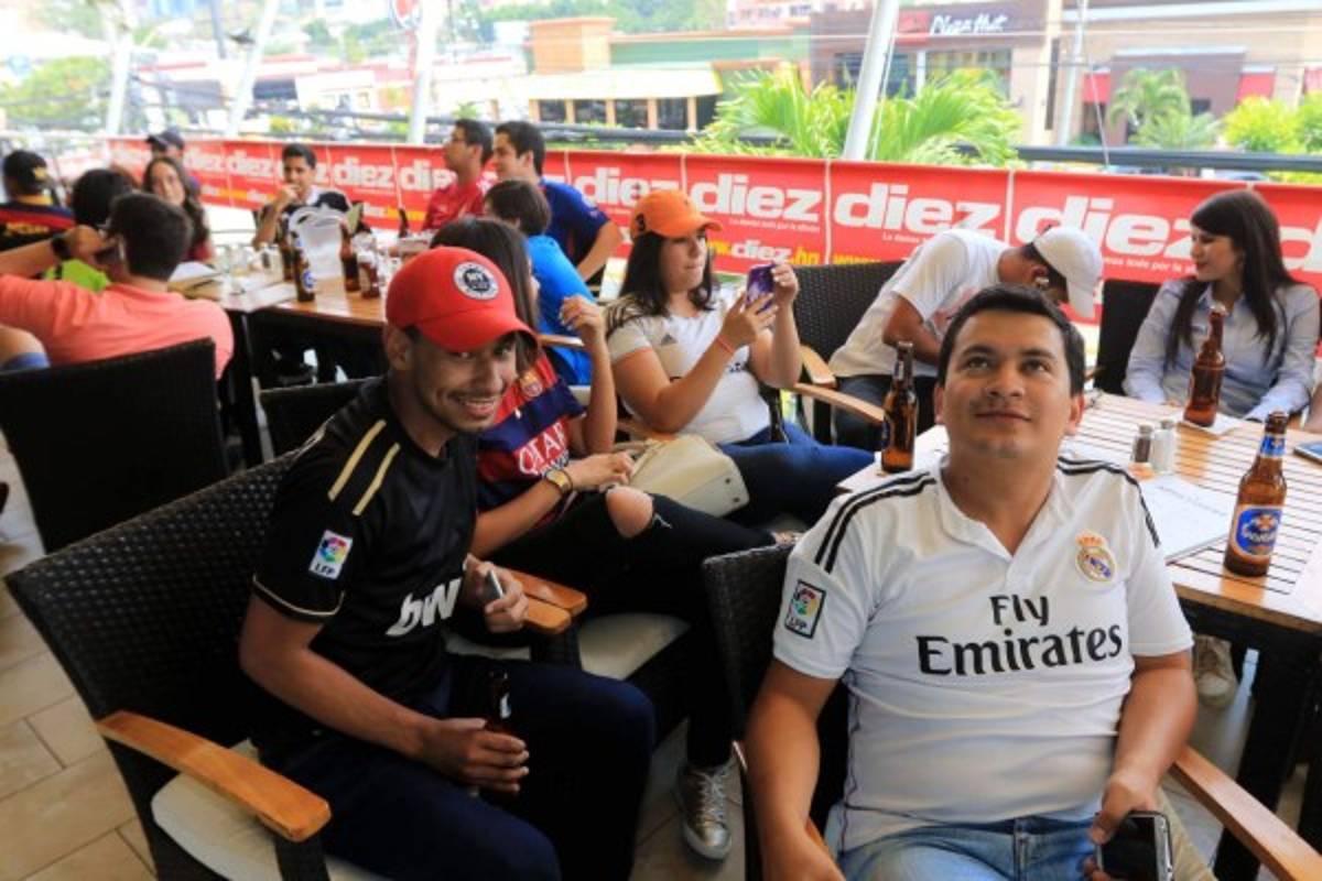 Así se vivió en Honduras el espectacular clásico Real Madrid-Barcelona