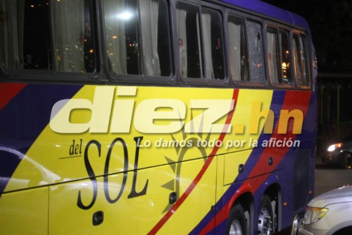 FOTOS: El cobarde ataque al Alianza de El Salvador en Tegucigalpa