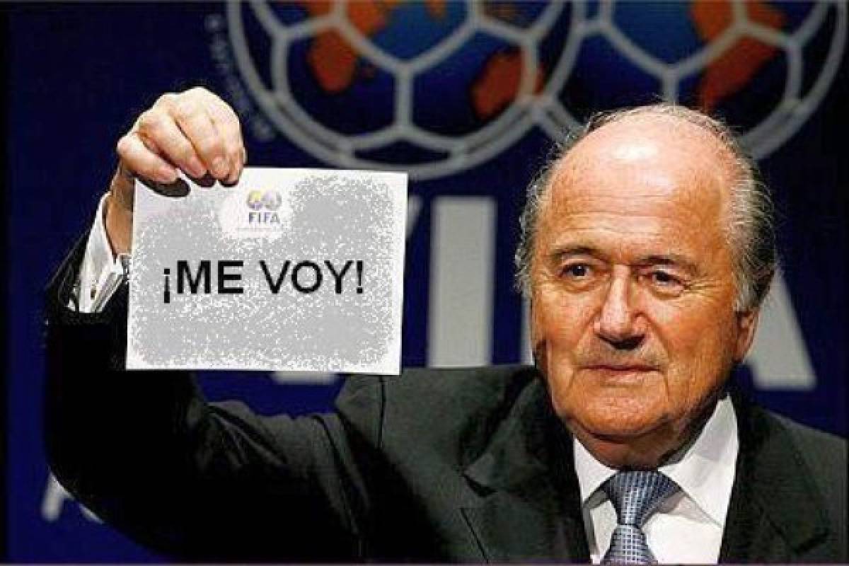 Los memes no perdonaron a Blatter y Platini