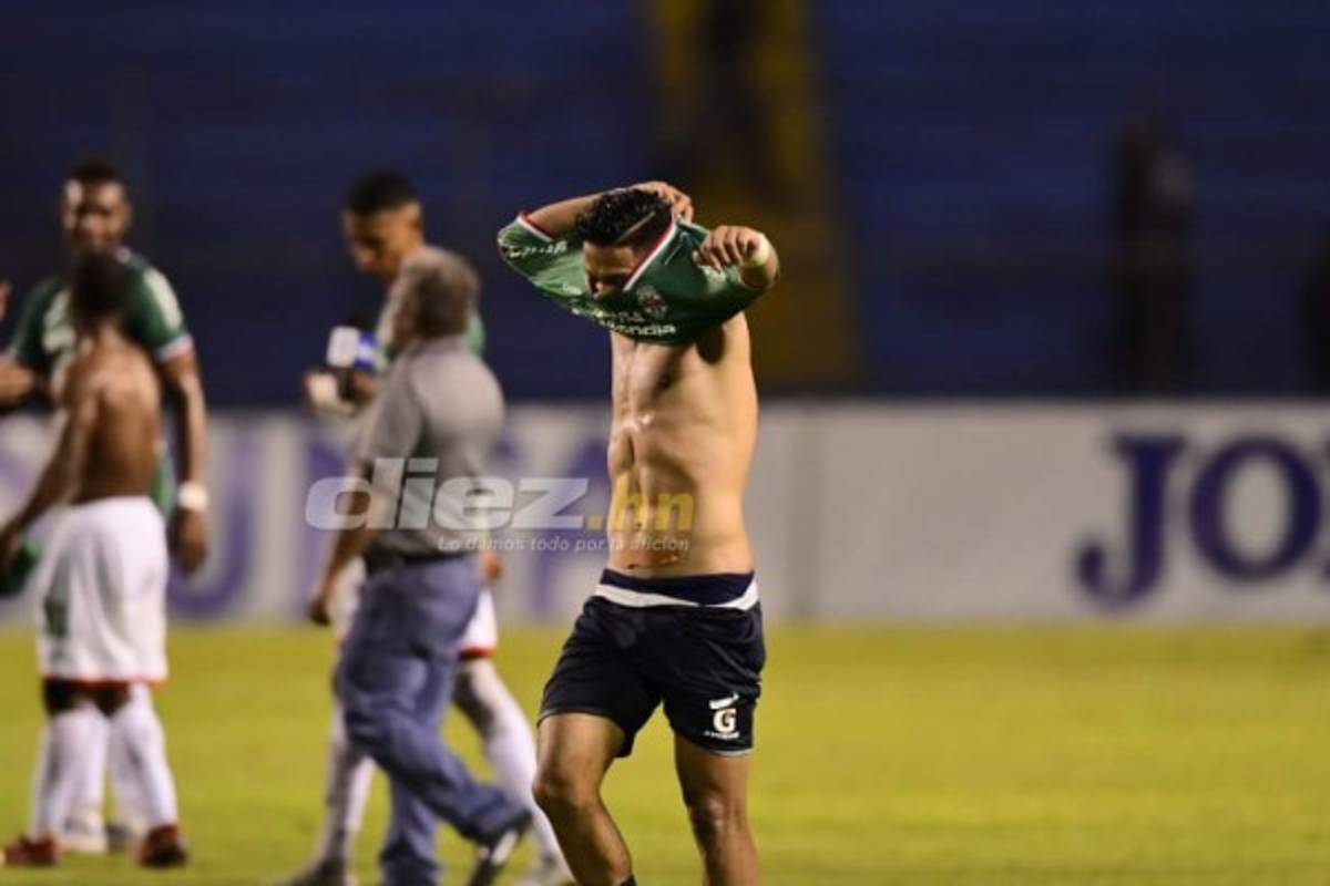 NO VISTE EN TV: El eufórico festejo de Vargas, la celebración en el camerino y la frustración en Motagua