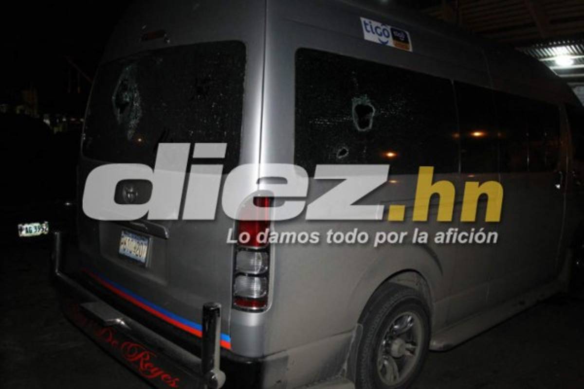 FOTOS: El cobarde ataque al Alianza de El Salvador en Tegucigalpa