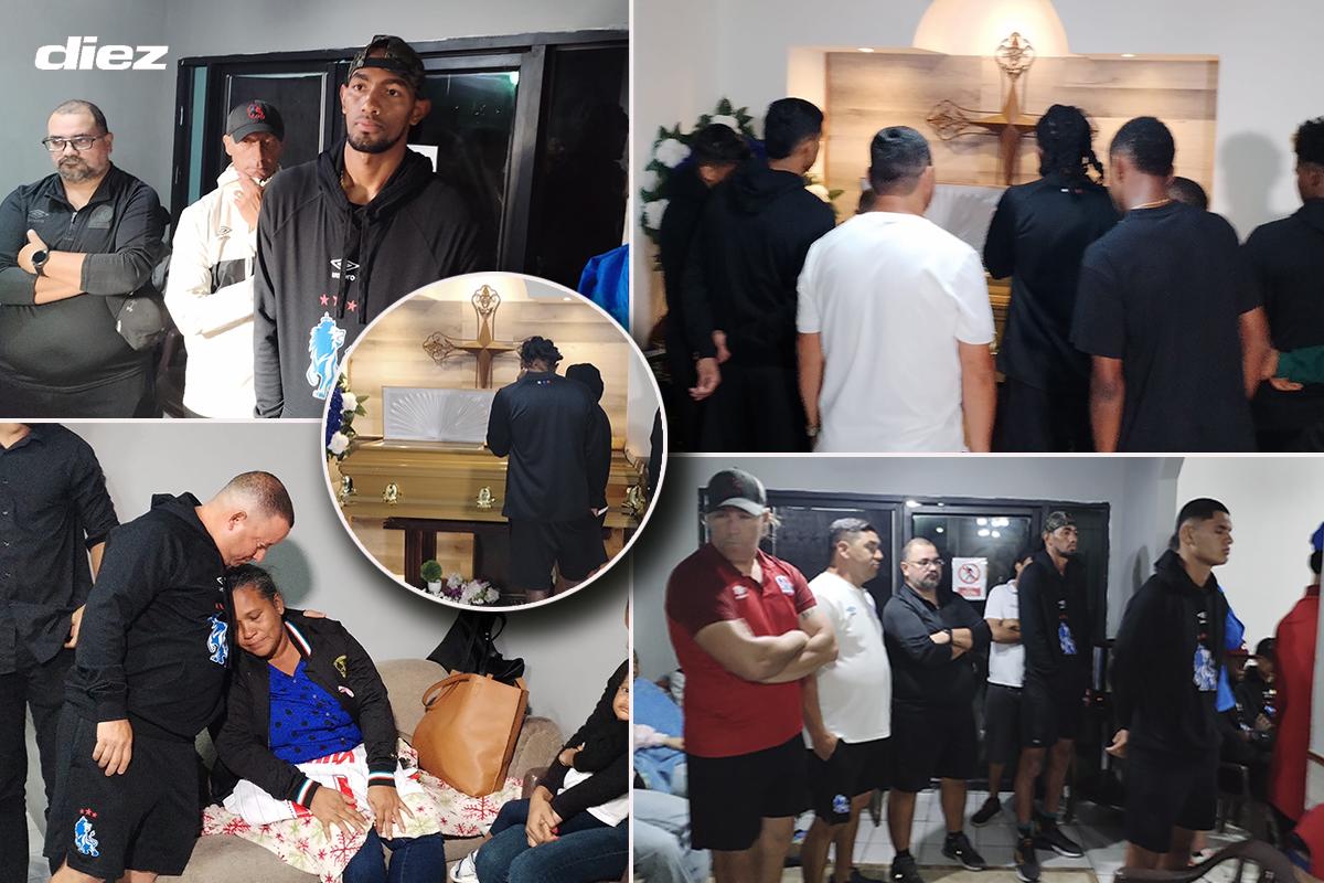 El último adiós: Olimpia viajó a La Ceiba para despedirse de Demetri Gordon, delantero que murió tras fatal accidente