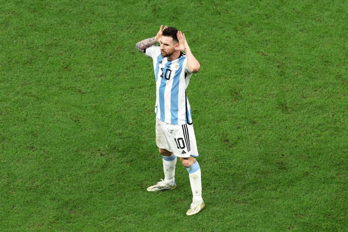 FOTOS: el desafiante festejo de Messi tras su récord, Antonella la goza en el palco, tremendo zafarrancho y Argentina explota