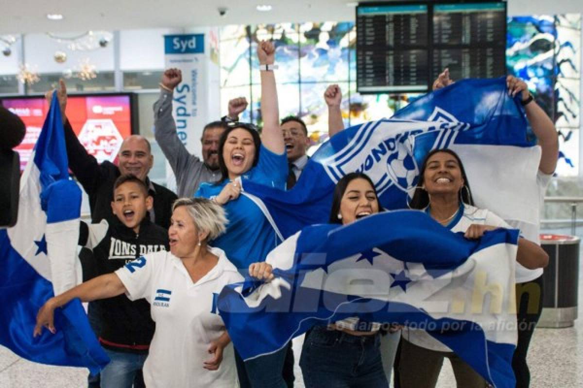 ¡QUÉ LINDO! El cálido recibimiento que le dieron a la Selección de Honduras en Sídney