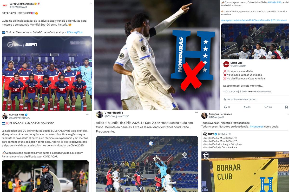Honduras se estrelló ante Cuba por el pase al Mundial de Chile y así reacciona la prensa: “Una absoluta vergüenza”