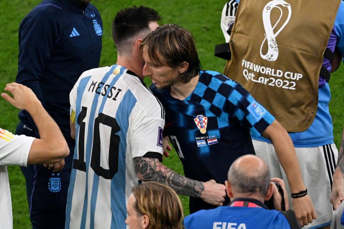 El festejo de Argentina y un Modric destruido; los brasileños que fueron a ver el show de Messi y la euforia de Antonela