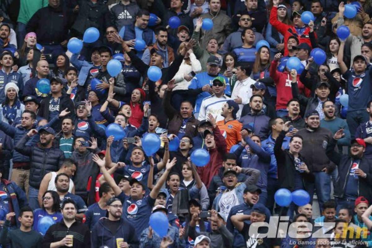 El llenazo de la afición del Motagua y Olimpia en la Gran Final del torneo Apertura