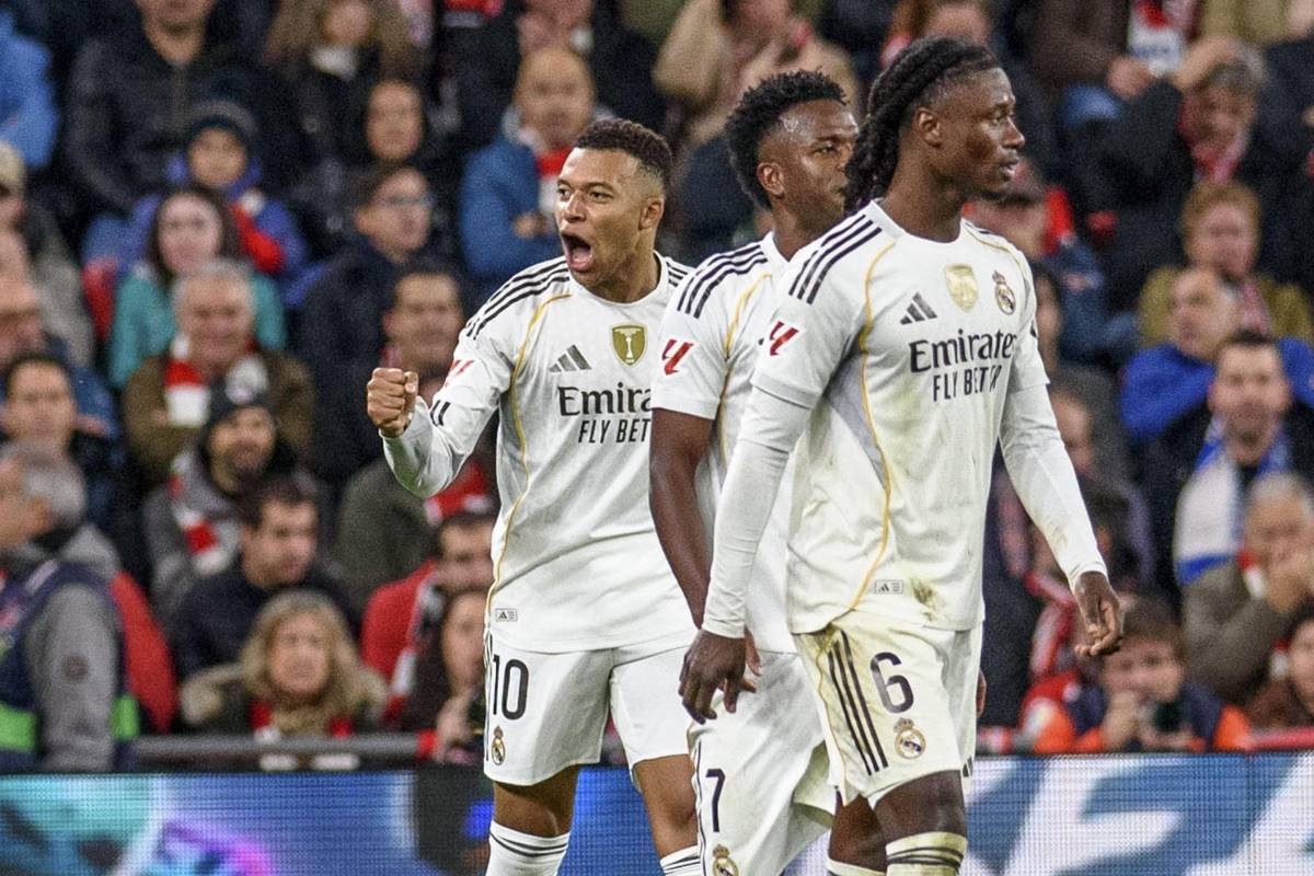 Mbappé-dependencia del Real Madrid, lo que hizo Vinicius tras salir de cambio y lo curioso de la celebración de Camavinga