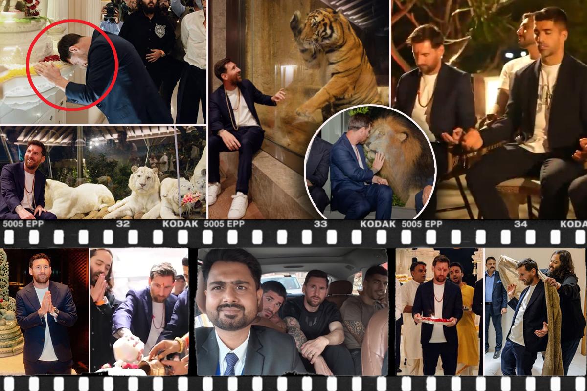 Messi en la India: caos por su visita, un lujoso regalo y todo lo que vivió antes de volver a Argentina