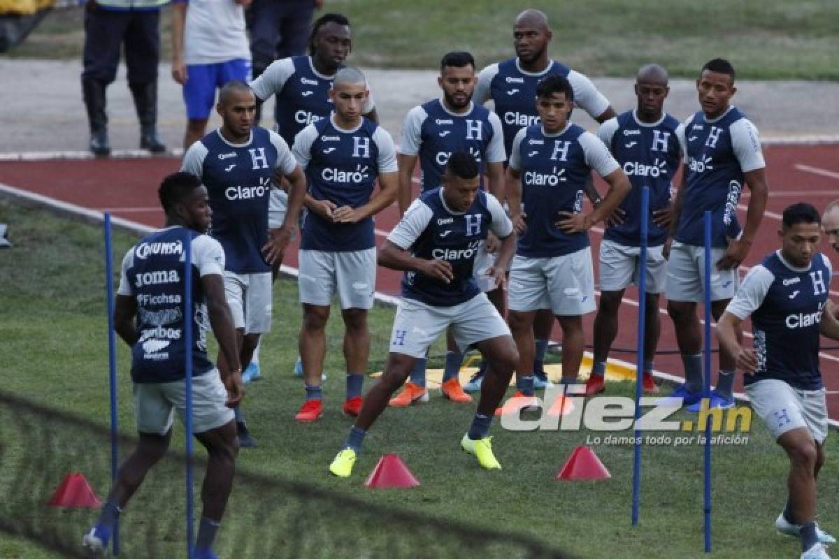 ¡Con todo! Así fue el último entrenamiento de Honduras antes de enfrentar a Chile