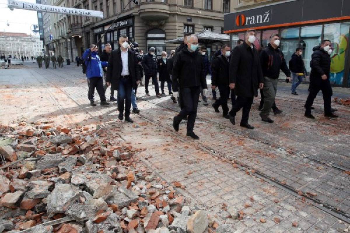 Fotos: Fuerte temblor sacude a Croacia en plena crisis mundial por coronavirus