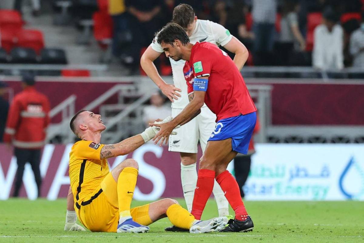 Alegría y llanto de Keylor Navas y los jugadores de Costa Rica tras clasificar al Mundial y las duras imágenes de los neozelandeses