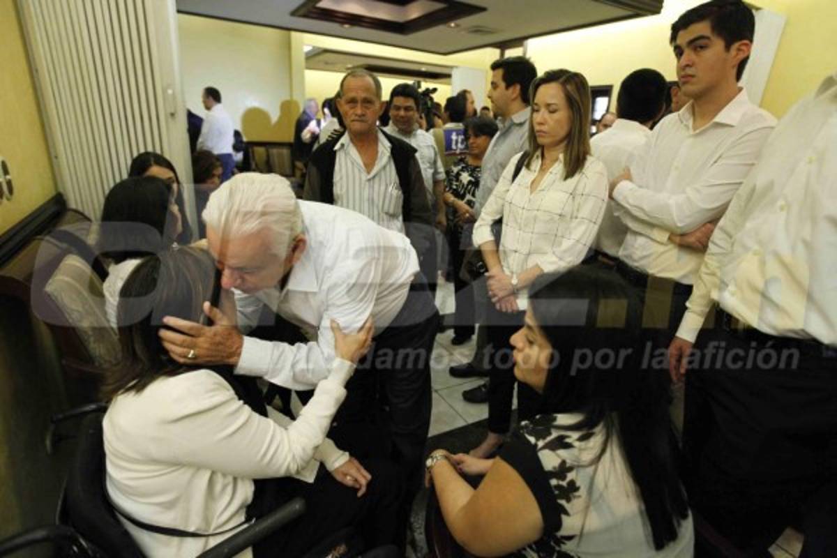 Así es el velatorio de Mario Verdial en San Pedro Sula