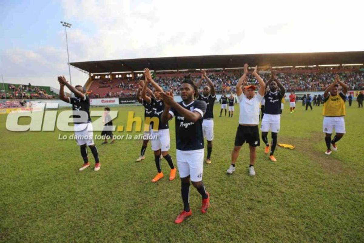 EN FOTOS: Festejo de salvación tras el triunfo de Honduras Progreso ante Juticalpa
