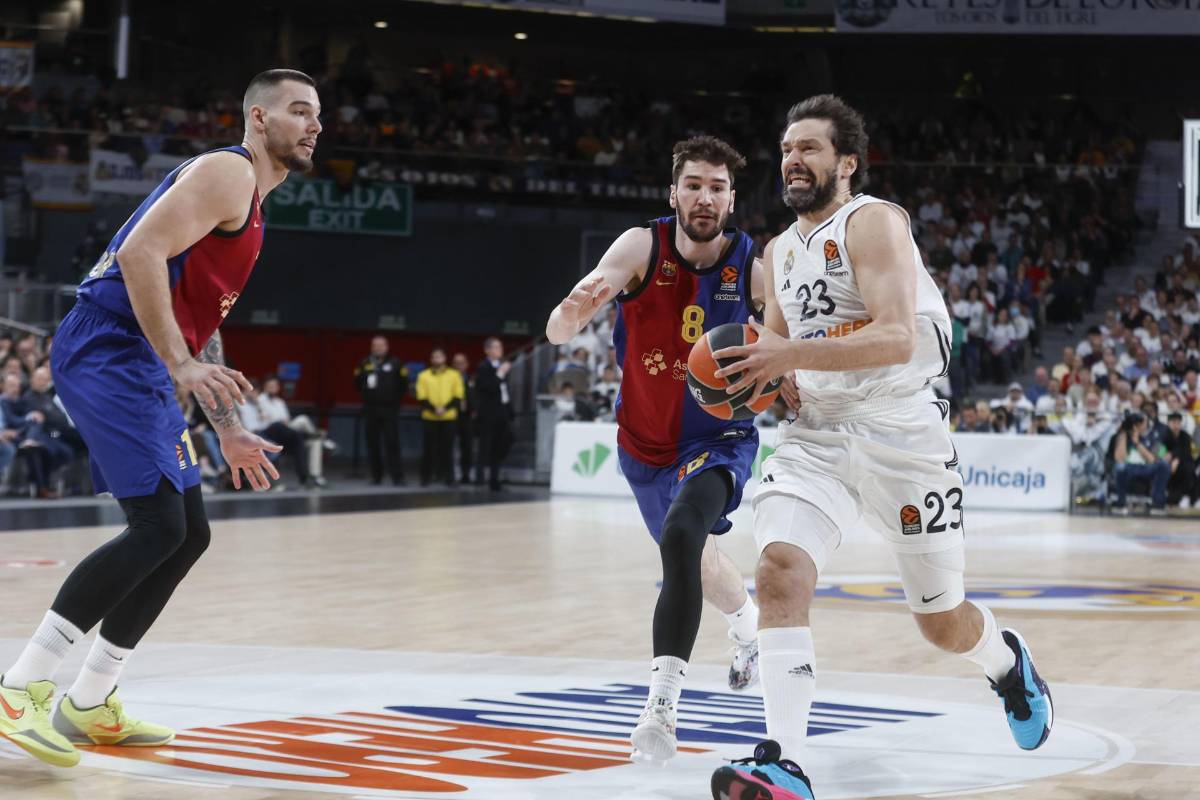 Modric realizó tremendo gesto y Mbappé con cara de pocos amigos: estrellas del Madrid sorprendieron en el clásico del Basketball
