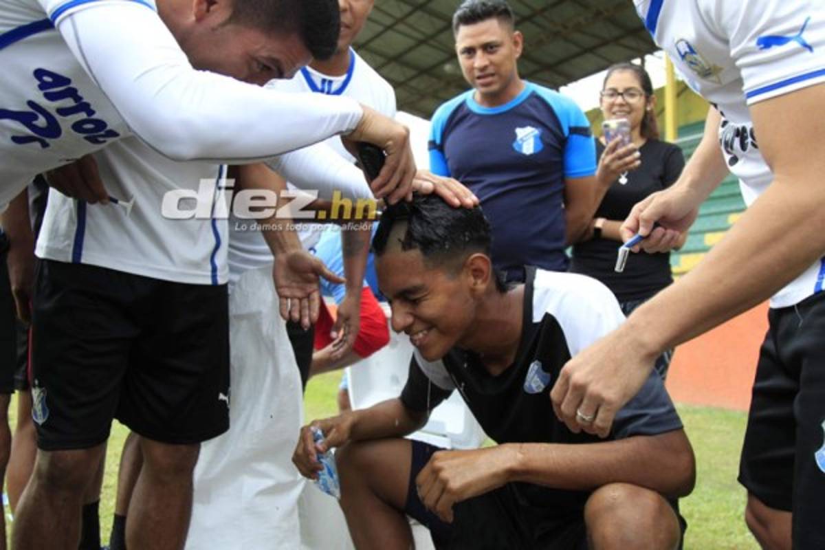 Bromas, sonrisas y optimismo en entreno del Honduras Progreso