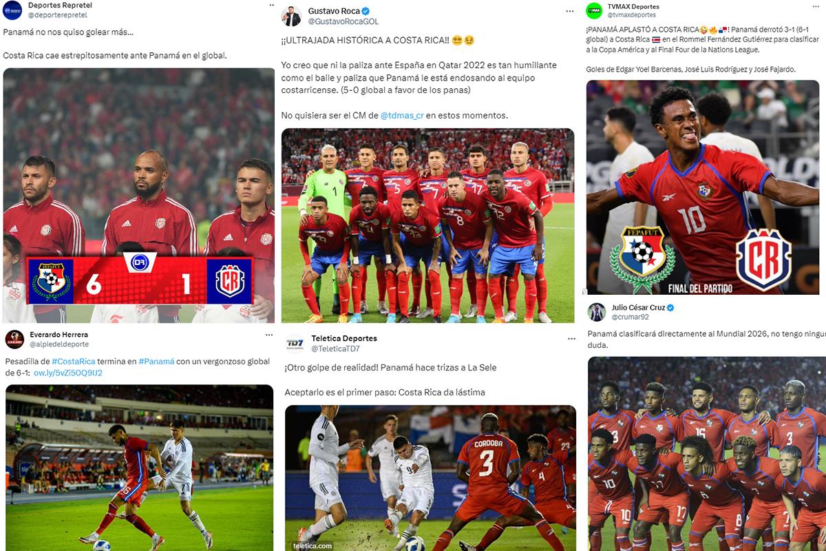 Panamá hizo trizas a Costa Rica y así reaccionó la prensa: “Dan lástima”, “ultrajada histórica” y “monumental humillada”