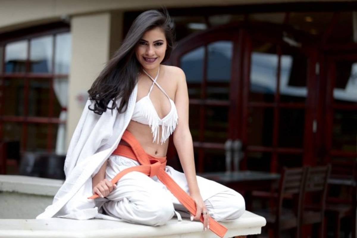 Las espectaculares fotos de Alejandra Rubio, la judoca hondureña que roba suspiros