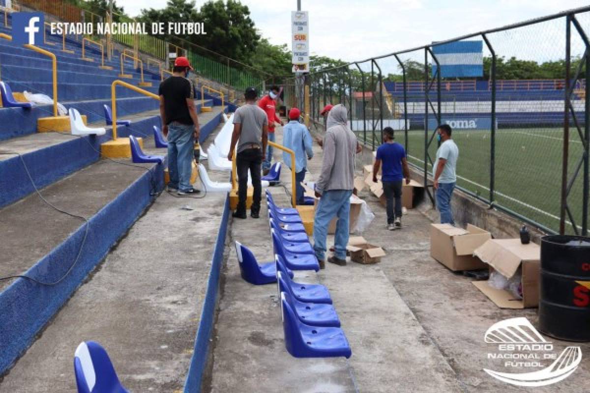 Nicaragua comienza a modernizar su estadio Nacional en Managua y le instala butacas