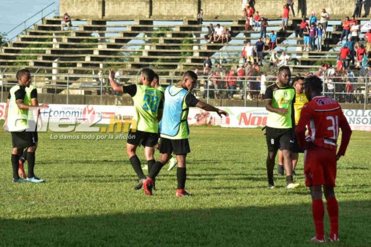 FOTOS: El júbilo y tristeza de la final de ida de la Liga de Ascenso de Honduras