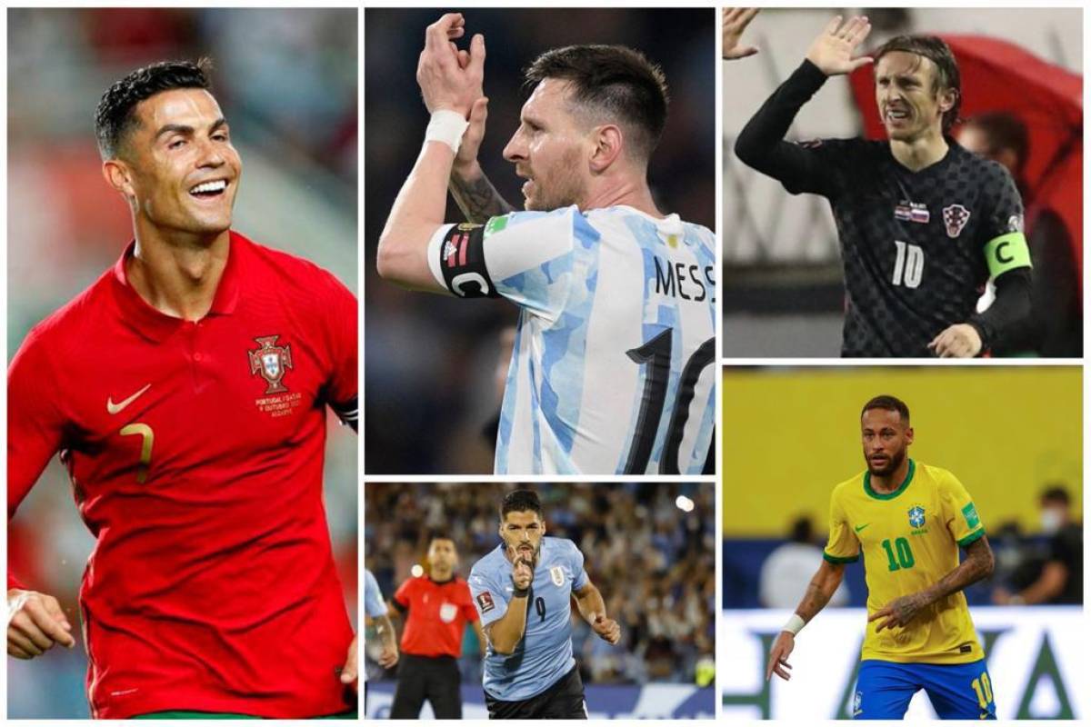 Messi, Neymar y Cristiano Ronaldo: los futbolistas élites que disputarían su último mundial en Qatar 2022