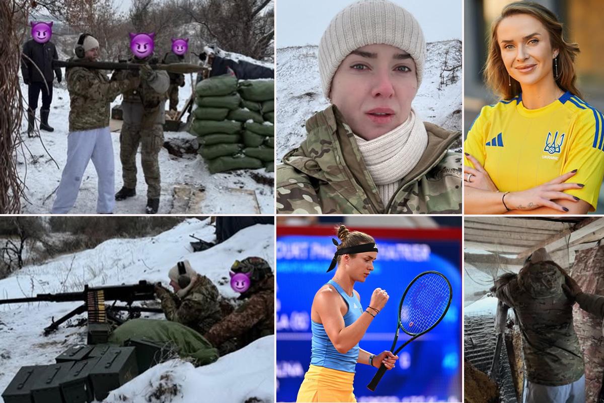 Cambió la raqueta por un lanzamisiles: la estrella que se regresó a Ucrania para combatir contra Rusia