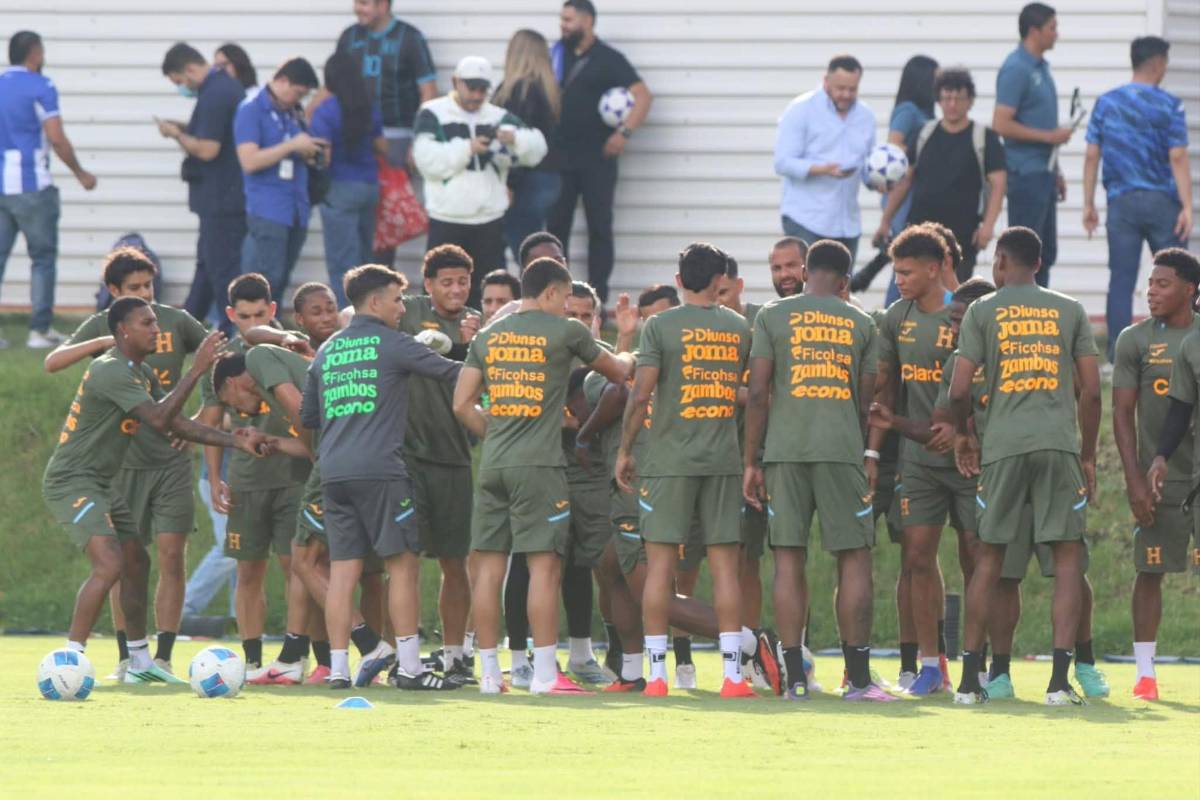 Keyrol fue golpeado y estrella preocupa: así se vivió el tercer entreno de Honduras