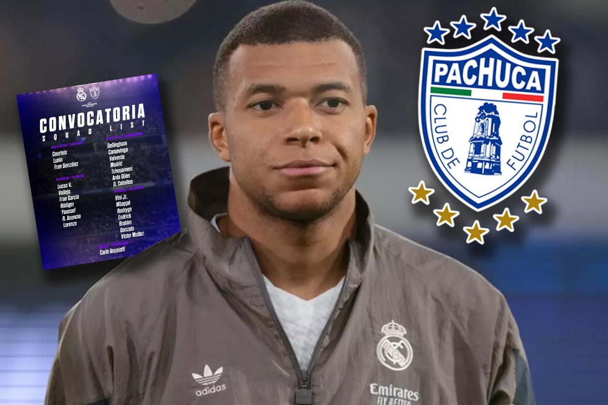 ¿Y Mbappé? Real Madrid anunció su convocatoria para enfrentar al Pachuca por la Copa Intercontinental