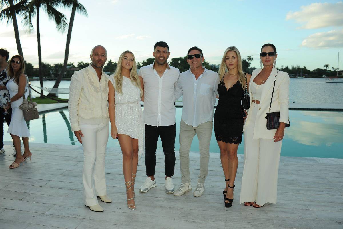 Así celebró el “Kun” Agüero sus 34 años: Se compró una mansión de $15 millones en Miami y su novia deslumbró