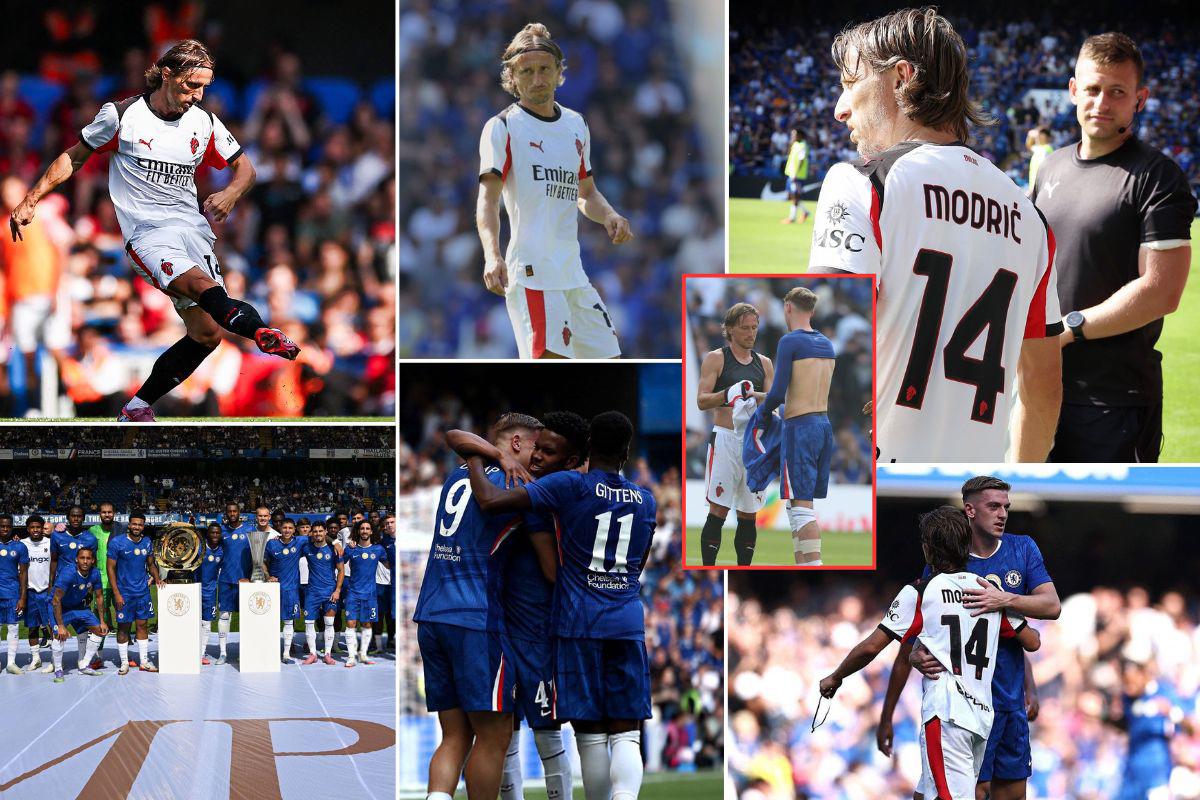 El amargo debut de Modric con el Milan: goleados por el Chelsea y el jugador que se quedó con su camiseta