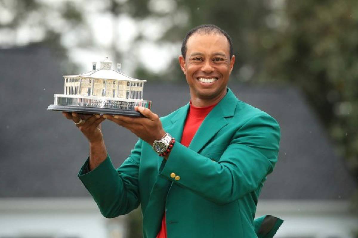 ¡Emotivo festejol! Así celebró Tiger Woods después de 11 años sin ganar un Masters