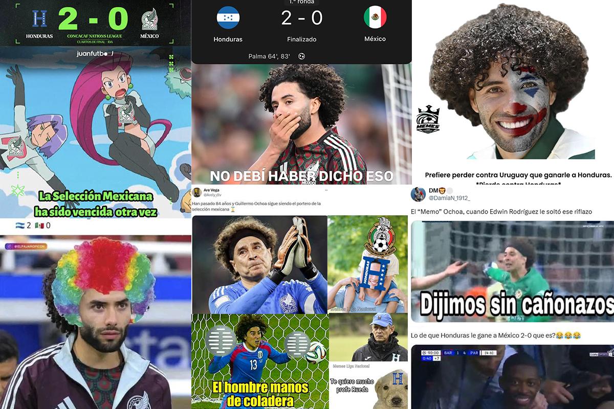 ¡No perdonan! Honduras derrotó a México y los memes destrozaron al ‘Chino’ Huerta y ‘Memo’ Ochoa