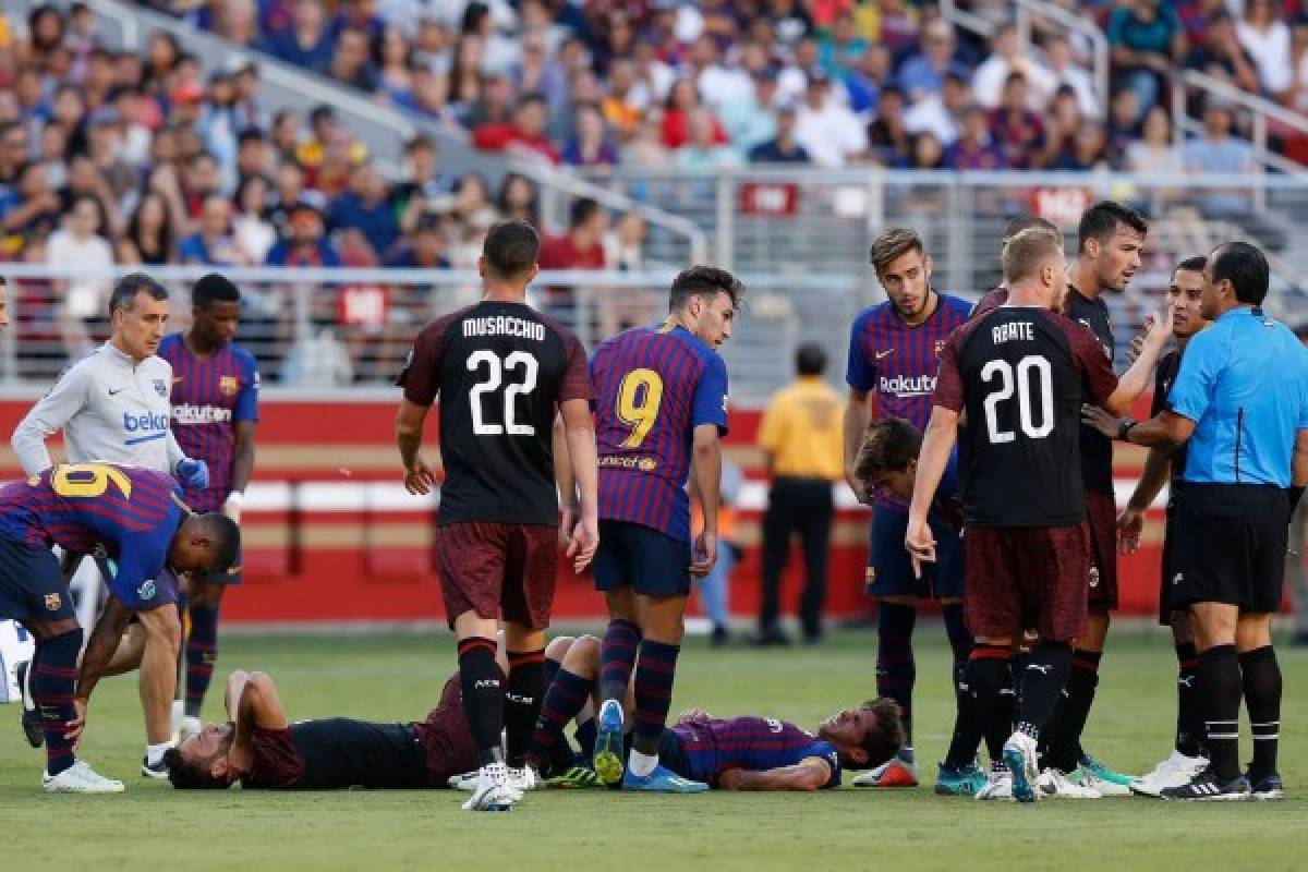 No se vio por TV: Espontáneos y llenazo... ¿Quién es el nuevo '8' del Barça?