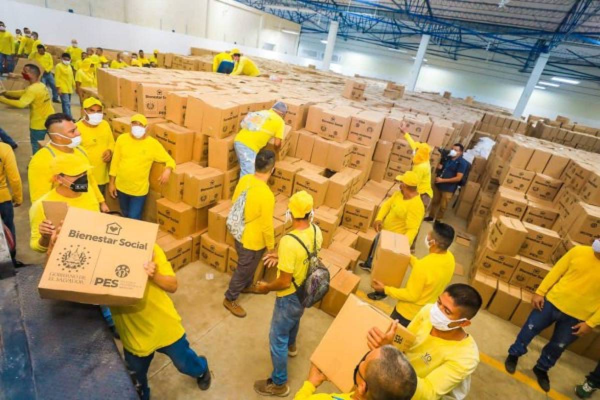 ¡Gracias hermanos! El Salvador envía a Honduras 54 camiones con 30 toneladas de alimentos para afectados de Eta