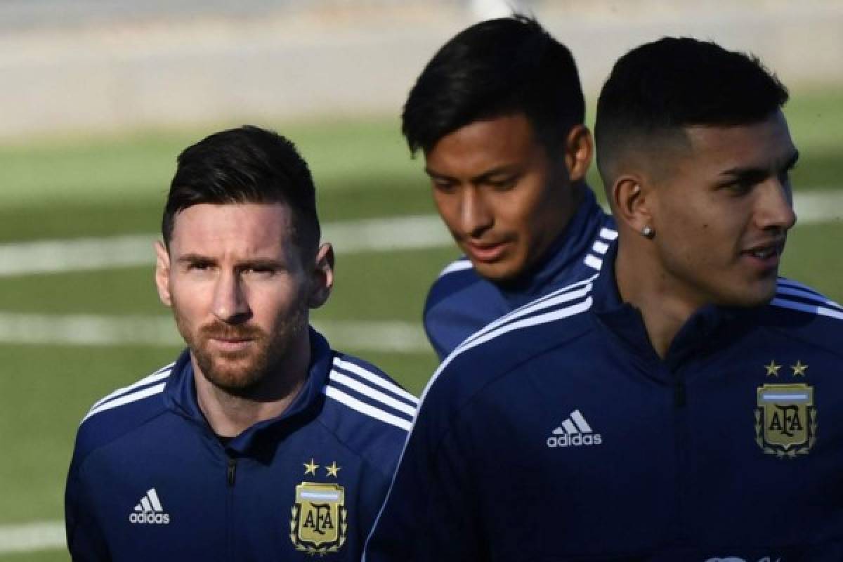 FOTOS: Así fue el primer entrenamiento de Messi en su regreso a la selección de Argentina