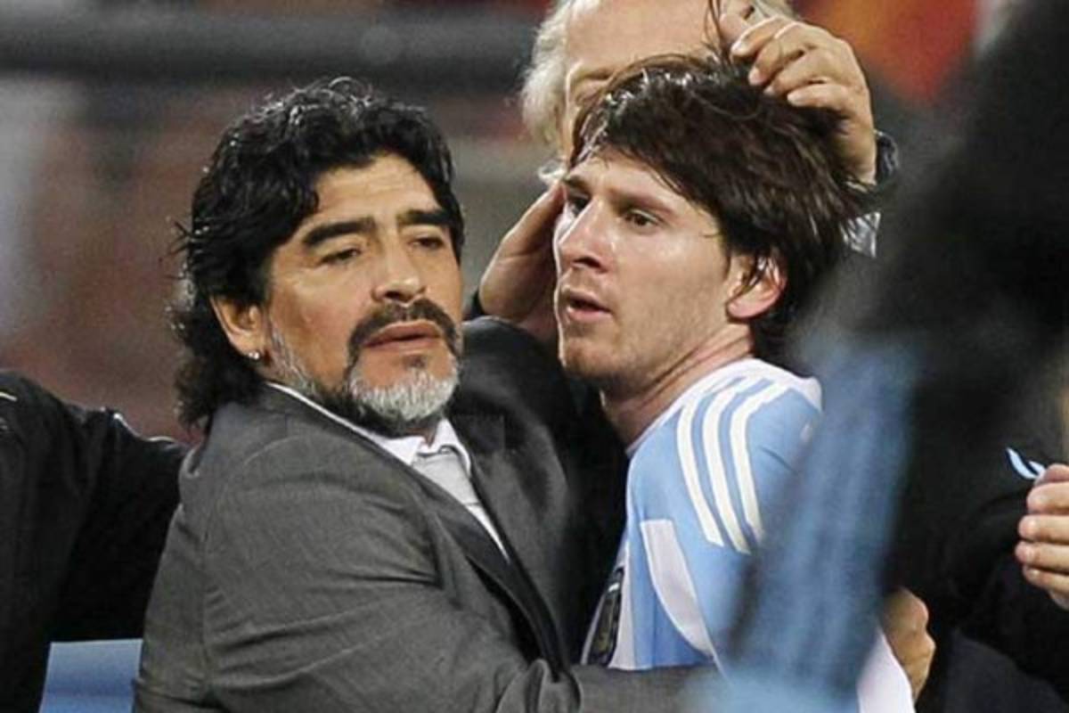 Diego Maradona cuestiona el Balón de Oro a Messi