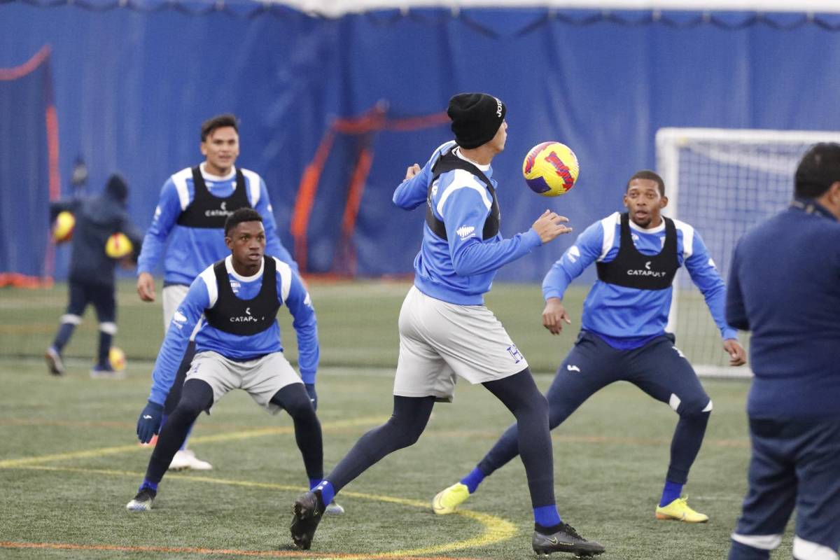 ¡Abrigos, gorros y nieve! Así fue el entreno de la Selección Honduras en la fría ciudad de Minnesota