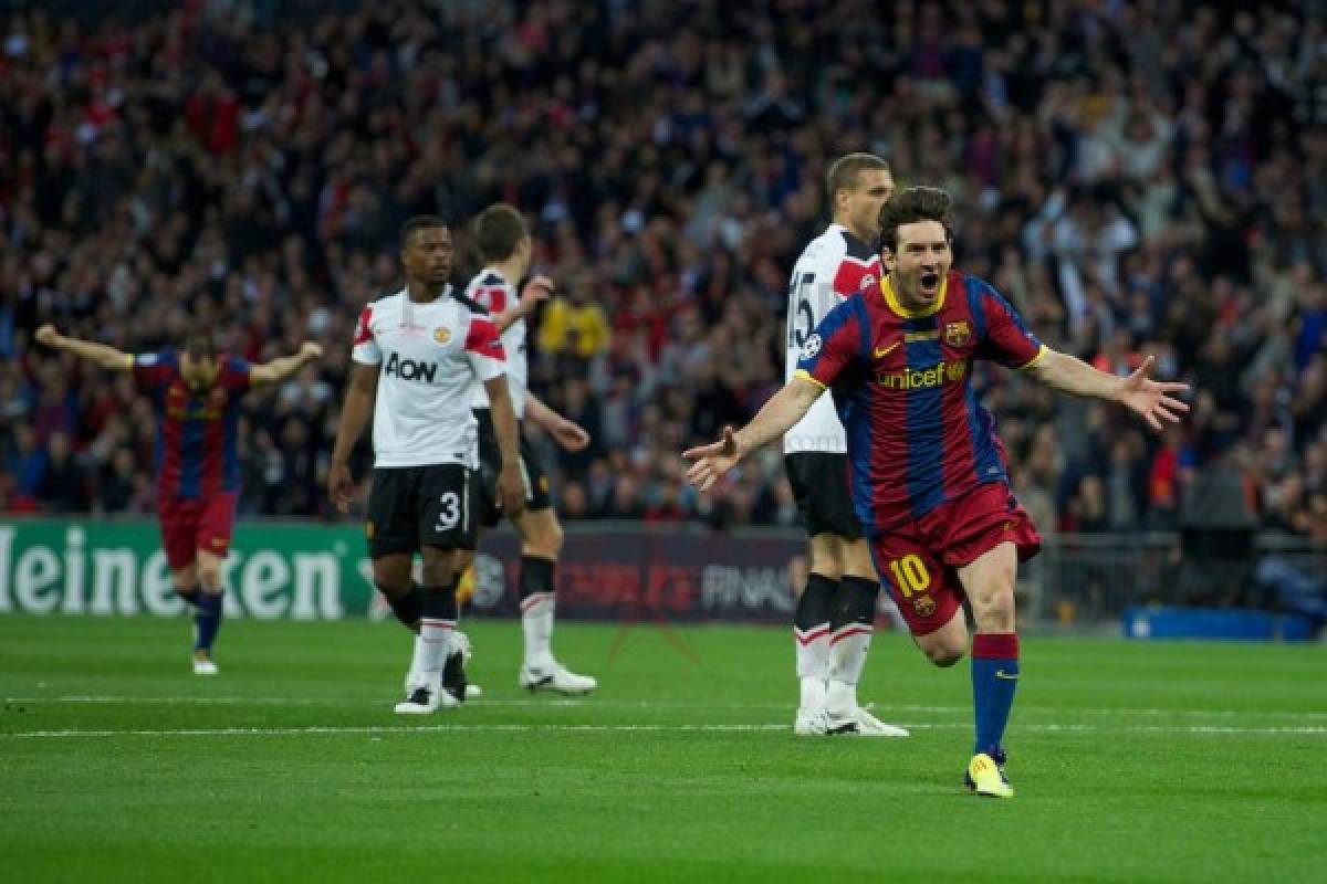 ¿Qué pasó la última vez que Messi se enfrentó al Manchester United?