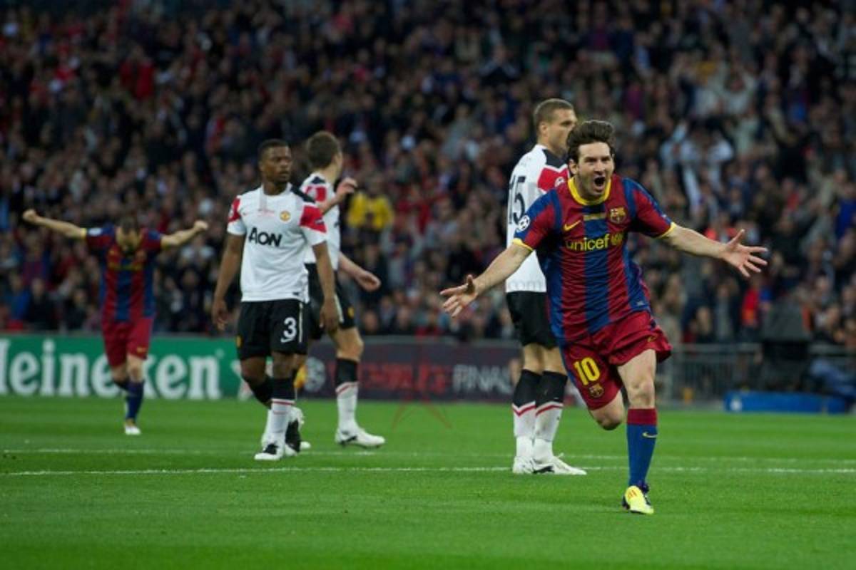 ¿Qué pasó la última vez que Messi se enfrentó al Manchester United?