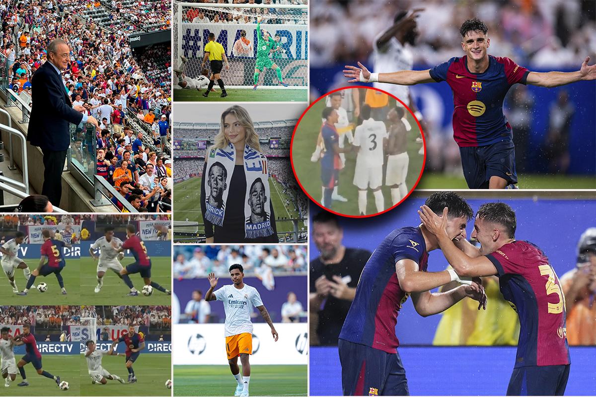 Real Madrid-Barcelona: récord de asistencia en USA, la novia de Endrick enamora y por qué Rodrygo se perdió el Clásico