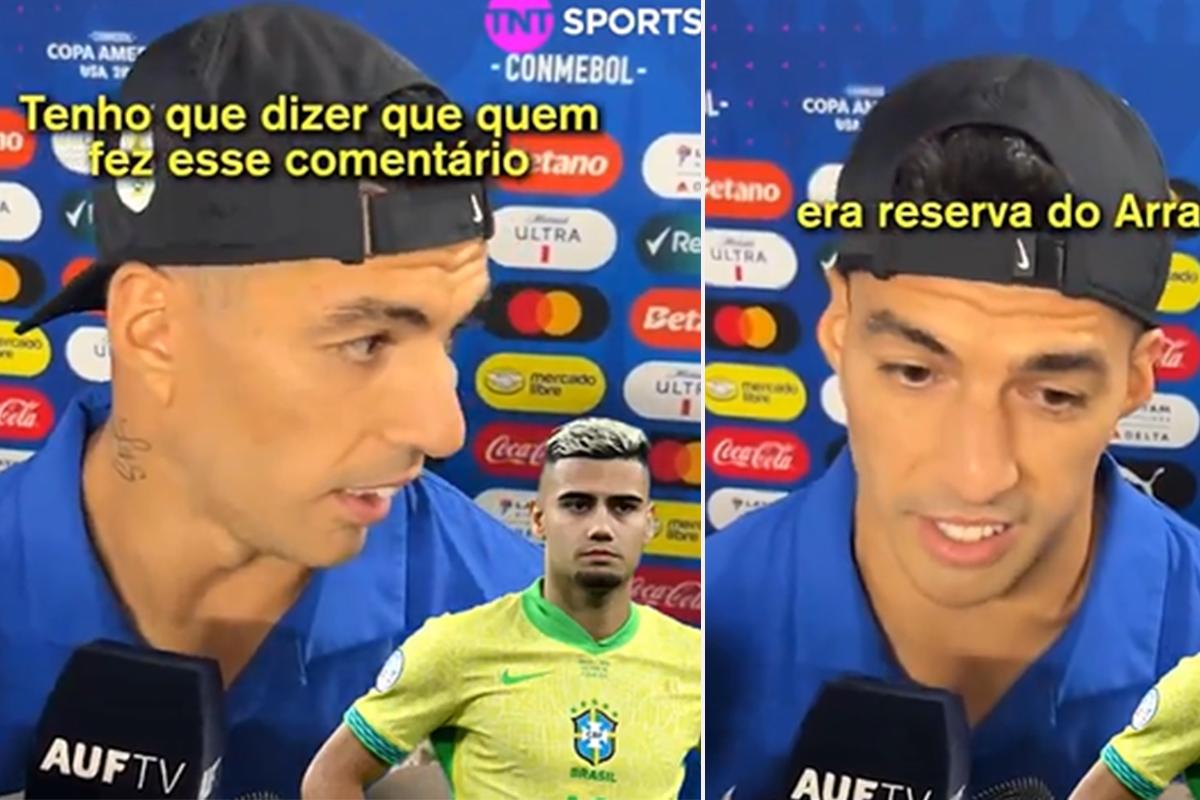 Categórico: Luis Suárez pone en su lugar a futbolista brasileño que menospreció a Uruguay en Copa América