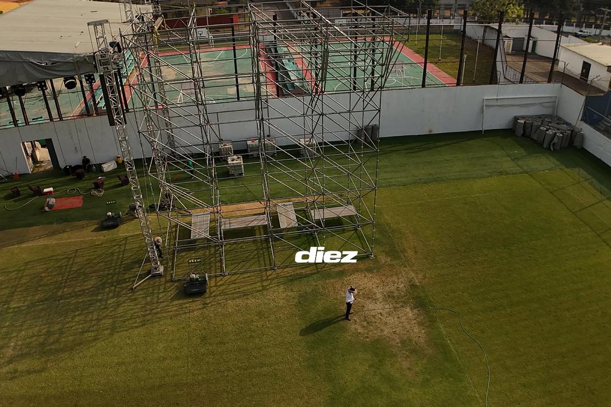 Así luce la cancha del Estadio Morazán tras concierto: el ataque feroz de Mario Moncada a los responsables