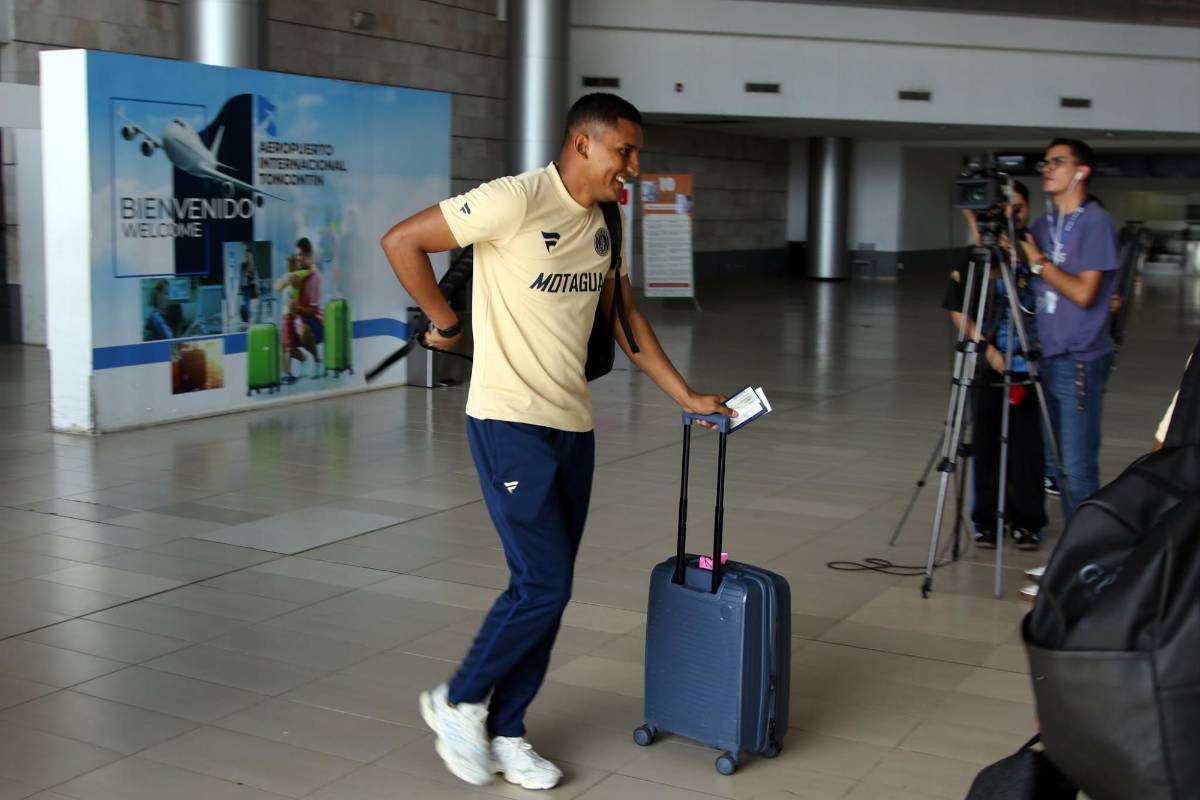 Fan sorprende a Marinacci y López: Motagua aterrizó en Honduras tras golear en Belice