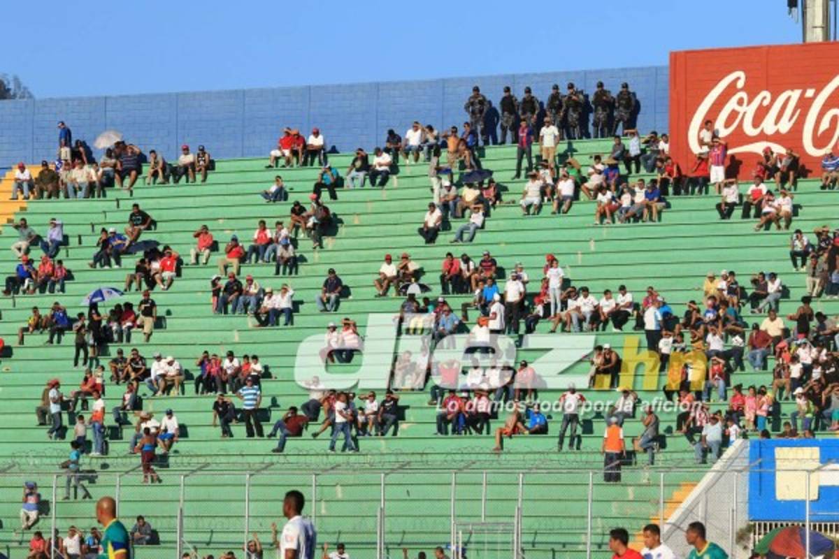 En la TV no se vio, pero el lente de Diez sí lo captó