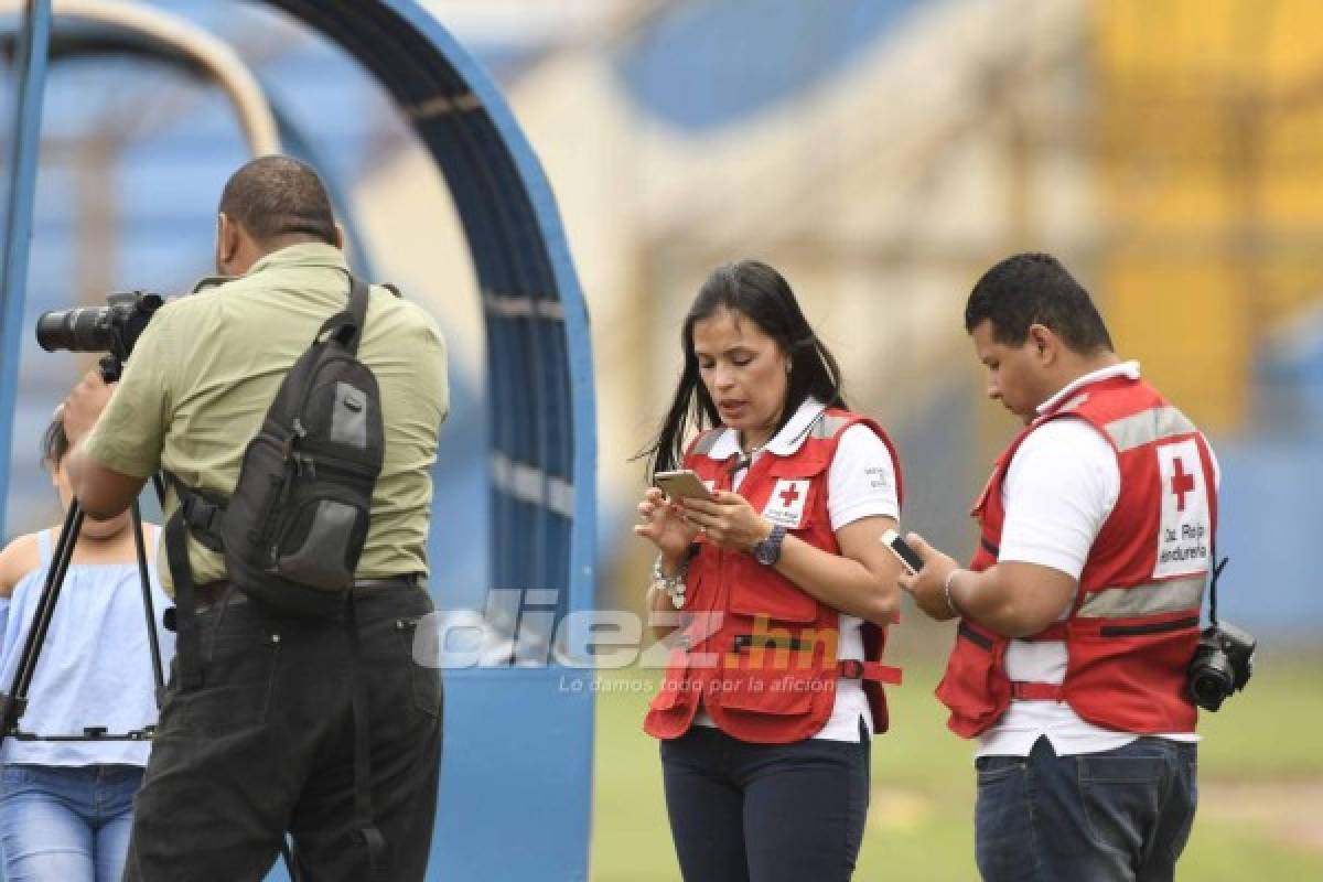 La silenciosa labor del hijo de Coito y el motivo de la visita de la Cruz Roja al Olímpico