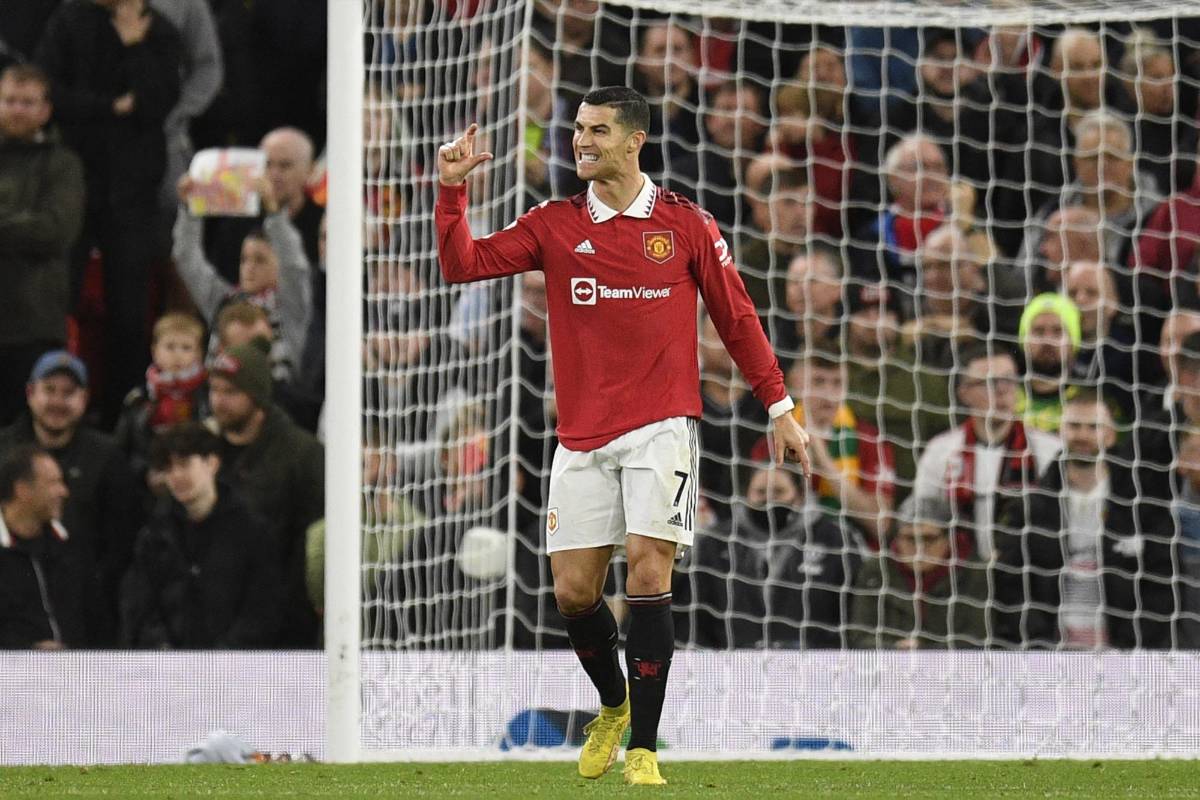 Cristiano Ronaldo jugó todo el partido en la victoria del Manchester United contra West Ham